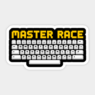 PC Master Race - Gaming Computer Video Games Sticker